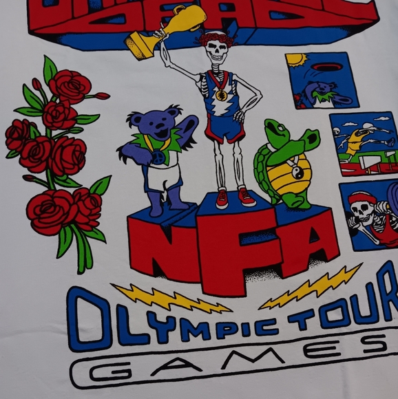 Men's Grateful Dead Olympic Tour Games Shirt NWT - Picture 3 of 4